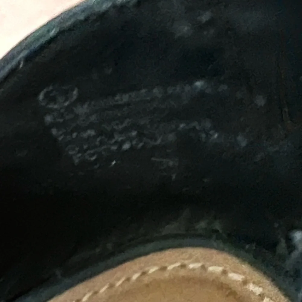 Sz 1 Girls Black Dress Shoes